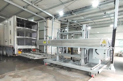 車(chē)廂內部自動(dòng)清洗設備